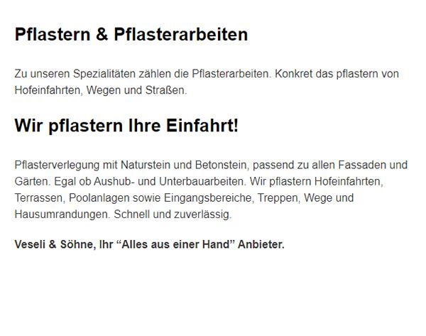 Pflastern Pflasterarbeiten für 74366 Kirchheim (Neckar)